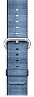 Apple 42mm Armband aus gewebtem Nylon - Marineblau/Seeblau - Armband