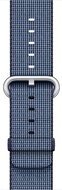 Apple 42mm Midnight Blue Check Woven Nylon - Watch Strap