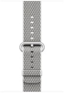 Apple 42mm White Check Woven Nylon - Watch Strap