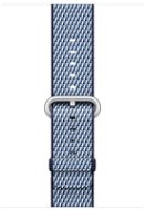 Apple 42mm Armband aus gewebtem nNylon Mitternachtsblau (kariert) - Armband