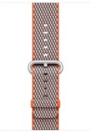 Apple 42mm Spicy Orange Check Woven Nylon - Watch Strap