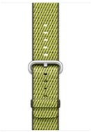 Apple 42 mm Armband aus gewebtem Nylon - Dunkeloliv kariert - Armband