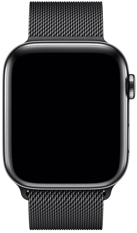 Apple watch 44mm online space black milanese loop