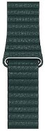 Apple 44mm Piniovo zelený kožený – Large - Remienok na hodinky