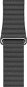 44mm Apple Watch Black Leather Strap - Large - Watch Strap