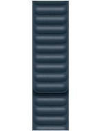 Apple 40 mm baltsky modrý kožený ťah – veľký - Remienok na hodinky