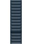 Apple 44 mm baltsky modrý kožený ťah – malý - Remienok na hodinky