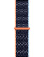 Apple Watch 40mm Navy Dark Blue Threaded Sports Strap - Watch Strap