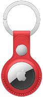 Apple AirTag Schlüsselanhänger aus Leder Red - AirTag Schlüsselanhänger