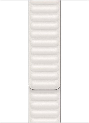 Apple Watch 44mm Chalk White Leather Link - M/L Main image Apple Watch 44mm Chalk White Leather Link - M/L - Watch Strap - Main image