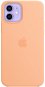 Apple iPhone 12 und 12 Pro Silikonhülle mit MagSafe melonenorangenfarben - Handyhülle