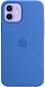 Apple iPhone 12 a 12 Pro Silikónový kryt s MagSafe stredomorsky modrý - Kryt na mobil