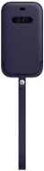 Apple iPhone 12 mini Leather Sleeve with MagSafe Dark Purple - Phone Case