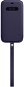 Handyhülle Apple iPhone 12 Pro Max Leder mit MagSafe dunkelviolett - Pouzdro na mobil