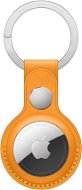 Apple AirTag kožená kľúčenka – nechtíkovo oranžová - AirTag kľúčenka
