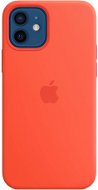 Apple iPhone 12 / 12 Pro tüzes narancs szilikon MagSafe tok - Telefon tok