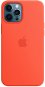 Apple iPhone 12 Pro Max tüzes narancs szilikon MagSafe tok - Telefon tok