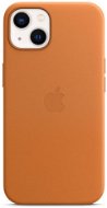 Apple iPhone 13 Kožený kryt s MagSafe zlatohnedý - Kryt na mobil
