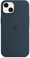 Handyhülle Apple iPhone 13 Silikon Case mit MagSafe - Abyssblau - Kryt na mobil