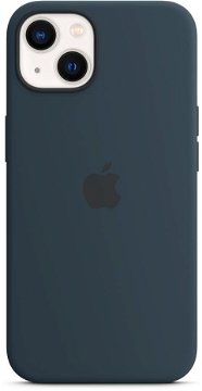 Apple iPhone 13 Silikonový kryt s MagSafe hlubokomořsky modrý  - Kryt na mobil 