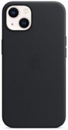 Apple iPhone 13 sötét tintakék bőr MagSafe tok - Telefon tok
