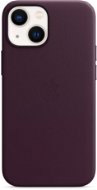 Apple iPhone 13 mini Leather Cover with MagSafe Dark Cherry - Phone Cover