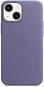 Apple iPhone 13 mini Kožený kryt s MagSafe orgovánovo fialový - Kryt na mobil