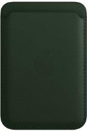 Apple iPhone Kožená peňaženka s MagSafe sekvojovo zelený - MagSafe peňaženka