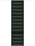 Apple Watch 41 mm Lederarmband mit Endstück Schwarzgrün - S/M - Armband