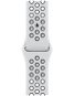 Apple Watch 45 mm Sport Band Nike - Platin/Schwarz - Armband