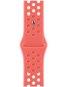 Apple Watch 45mm žhavě oranžový / bledě karmínový sportovní řemínek Nike - Řemínek