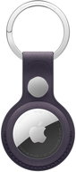 Apple FineWoven keyring for AirTag midnight purple - AirTag Key Ring