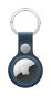 Apple FineWoven klíčenka na AirTag tichomořsky modrá - AirTag Key Ring