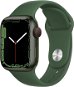 Apple Watch Series 7 41mm Cellular Green Aluminium Case with Clover Sport Band - Smart Watch