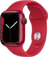 Apple Watch Series 7 41mm Cellular (PRODUCT)RED alumínium (PRODUCT)RED sportszíjjal - Okosóra