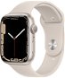 Apple Watch Series 7 45mm Polarstern Aluminium mit Weißem Sport-Armband - Smartwatch