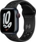Apple Watch Nike Series 7 41mm Cellular Éjfekete alumínium antracit-fekete Nike sportszíjjal - Okosóra