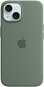 Apple iPhone 15 Silikónový kryt s MagSafe cyprusovo zelený - Kryt na mobil