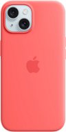 Phone Cover Apple iPhone 15 Silikonový kryt s MagSafe světle melounový - Kryt na mobil