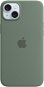 Apple iPhone 15 Plus Silikónový kryt s MagSafe cyprusovo zelený - Kryt na mobil