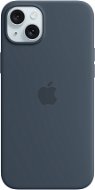 Handyhülle Apple iPhone 15 Plus Silikonhülle mit MagSafe sturmblau - Kryt na mobil