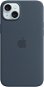Kryt na mobil Apple iPhone 15 Plus Silikónový kryt s MagSafe búrkovo modrý - Kryt na mobil