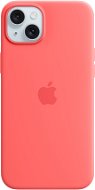 Handyhülle Apple iPhone 15 Plus Silikonhülle mit MagSafe melonenfarben - Kryt na mobil