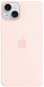 Telefon tok Apple iPhone 15 Plus MagSafe világos rózsaszín szilikon tok - Kryt na mobil