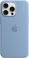 Telefon tok Apple iPhone 15 Pro Max MagSafe jégkék szilikon tok - Kryt na mobil