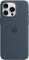 Telefon tok Apple iPhone 15 Pro Max MagSafe viharkék szilikon tok - Kryt na mobil