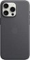 Handyhülle Apple iPhone 15 Pro Max FineWoven-Stoff Handyhülle mit MagSafe schwarz - Kryt na mobil