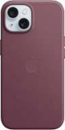 Apple iPhone 15 Kryt z tkaniny FineWoven s MagSafe morušově rudý - Phone Cover