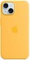 Phone Cover Apple iPhone 15 Silikonový kryt s MagSafe paprskově žlutý - Kryt na mobil