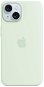 Phone Cover Apple iPhone 15 Silikonový kryt s MagSafe světle mátový - Kryt na mobil
